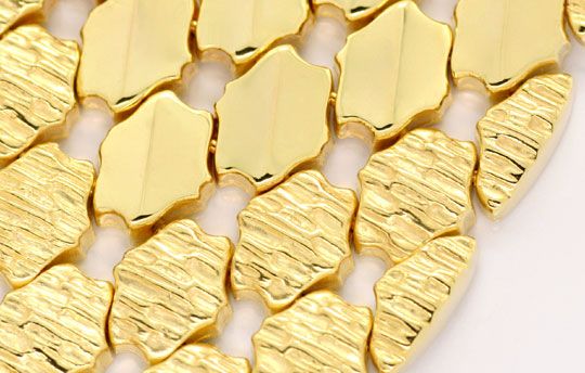 Foto 2 - Wunderschönes breites Gold-Armband, 69G 18K, K2026